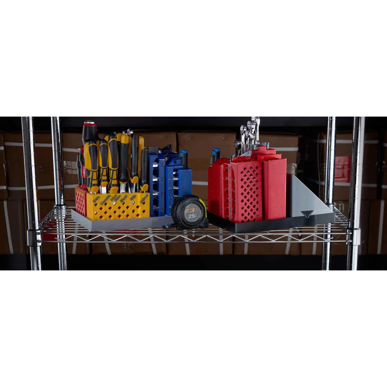 GB Garage — Metric and SAE racks, and the tape that rides with them.